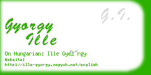 gyorgy ille business card